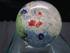 Blues & Green Swirl Paperweight