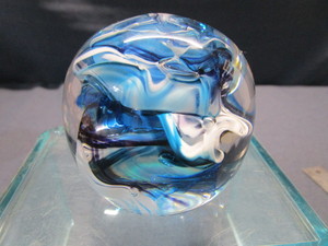 Folded Blue Tones Paperweight