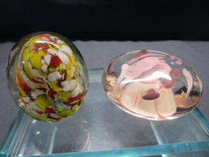 YellowOrange & PinkWhite Paperweights