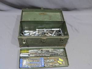 Tool Box with Mixed Hand Tools