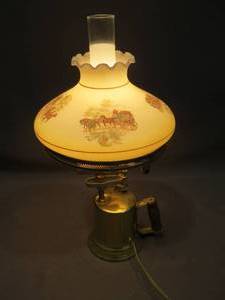 Vintage Kerosene Torch Lamp