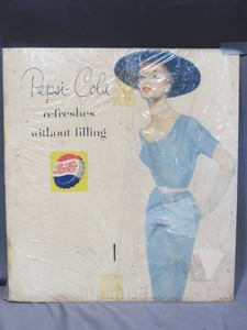 Vintage Pepsi Cola PosterSign