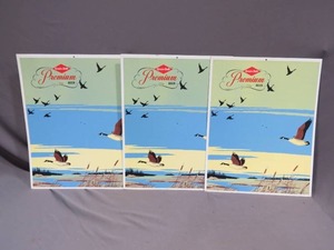 3 Piece Lot of Grain Belt Premium Beer Poster