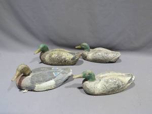 Mixed Lot of Antique Duck Decoys
