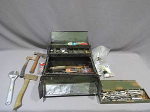 Tool Box with Assorted Tools