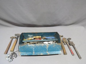 Tool Box with Assorted Hand Tools
