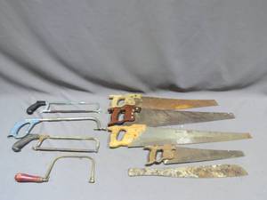 Mixed Lot of Hand Saws