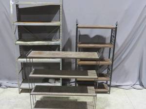 Mixed Lot of Metal Shelving Units