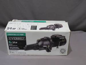34 HP Cast Iron Convertible Deep Well Jet Pump