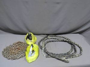 Mixed Lot of Towing Hardware - ChainsStraps
