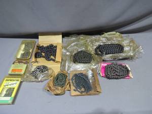 Mixed Lot of Roller Chains and Chainsaw Chains