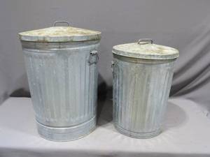 Mixed Lot of Trash Cans