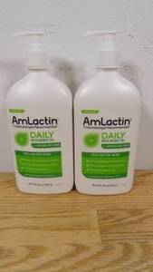 lot 4 image: Set of 2 AmLactin Moisturizing Body Lotion, 20 Ounces