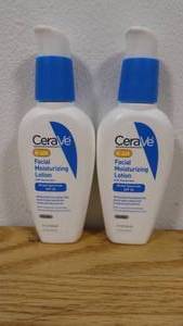 lot 19 image: Set of 2 CeraVe Face Moisturizer with Sunscreen, AM Facial Moisturizing Lotion for Normal to Dry Skin - SPF 30-2 fl oz-Out of Package
