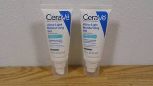 lot 24 image: Set of 2 CeraVe Ultra-Light Moisturizing Face Gel - 1.75 fl oz-Out of Package