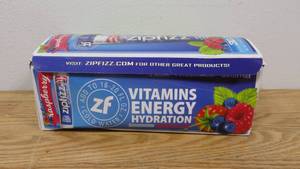 lot 65 image: Zipfizz Healthy Energy Drink Mix, Hydration with B12 and Multi Vitamins-30 Pack-Missing 3 Units