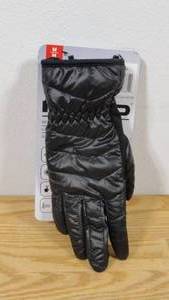 lot 98 image: Head Womens Hybrid Gloves Medium Waterproof Windproof BLACK Fauxfur Plush Lining