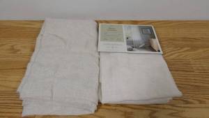 lot 111 image: Set of 2 Sheer 54 x 84 Curtains- 2 Styles