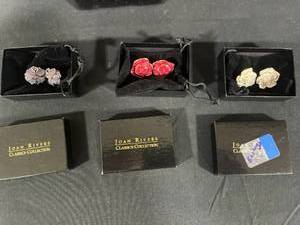 lot 154 image: Lot of Joan Rivers Classic Collection Clip-On Earrings