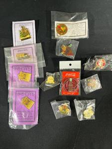 lot 163 image: Lot of Coca-Cola and Brachmans Collectible Pins