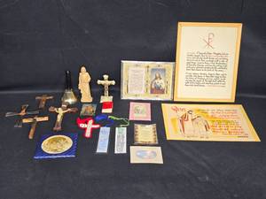 lot 45 image: Assorted Religious Items Collection