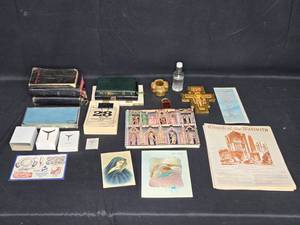 lot 52 image: Collection of Religious Books, Artifacts, and Memorabilia