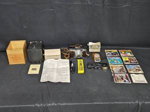 lot 88 image: Vintage Camera Lot with View-Master Reels and Accessories