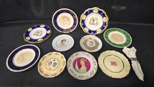 lot 191 image: Lot of Commemorative Queen Elizabeth II Plates - Various Designs