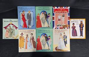 lot 219 image: Assorted Royalty Theme Paper Dolls Collection
