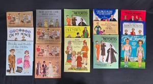 lot 220 image: Lot of Paper Dolls Books - Historical and Famous Figures