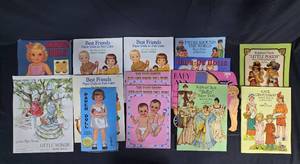 lot 221 image: Assorted Collection of Paper Dolls Books