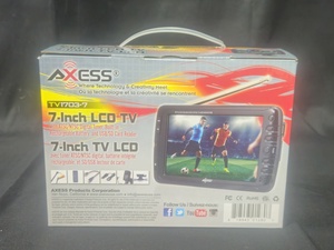 lot 79 image: Axess 7-Inch LCD TV with ATSCNTSC Digital Tuner