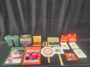 lot 129 image: Assorted Coca-Cola Collectibles with TV Classics and Miscellaneous Items