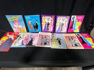 lot 73 image: Assorted Vintage Paper Dolls Lot