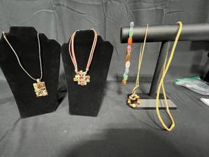 lot 234 image: Lot of Assorted Fashion Necklaces - displays not included