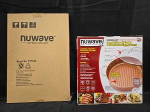 lot 306 image: NuWave Duralon Healthy Non-Stick 3-Quart Grill Pan