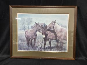 lot 314 image: Framed Artwork In One Ear And Out The Other by Glynda Turley