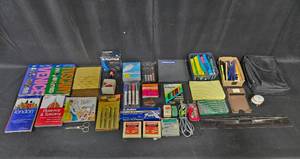 lot 319 image: Lot of Office Supplies and Travel Books