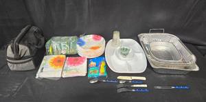 lot 326 image: Lot of Kitchen Disposable Supplies and Tools