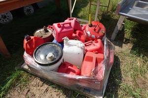 lot 350 image: Pallet of Gas Cans
