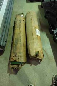 lot 607 image: Commercial Display Green Fabric