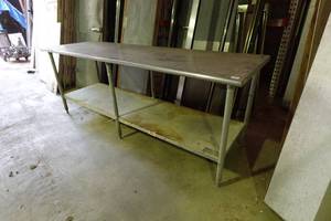 lot 407 image: Stainless Steel Work Station Table