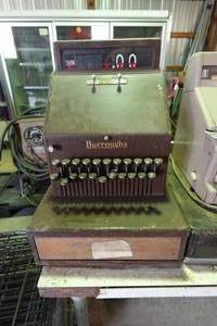 lot 391 image: Vintage Burroughs Cash Register