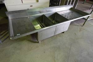 lot 626 image: Stainless Steel Wash Station