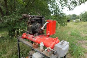 lot 347 image: Dual Air Compressor Rack