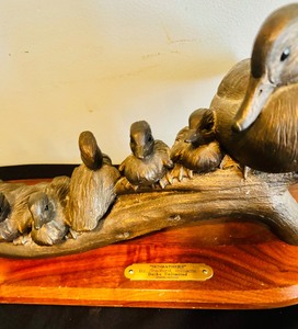 lot 118 image: Vintage Sunbathers by Bradford Williams  Ducks Unlimited