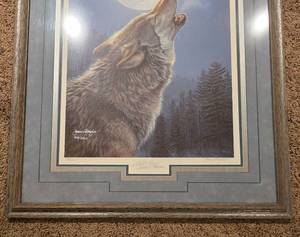 lot 69 image: Signed and Numbered James A. Megar Night MusicPrint
