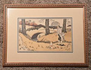 lot 72 image: Pair of Signed Harry Elliott Prints