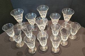 lot 76 image: Sparkling Crystal Stemware