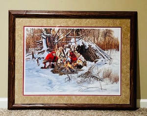 lot 111 image: Framed Print Sharing with Friends by Paul Calle